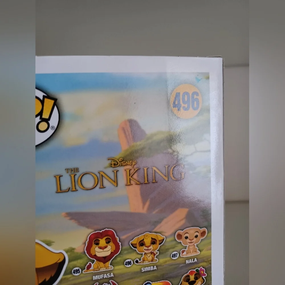Disney Simba With Grub 496 From The Lion King Vinyl Figure Funko Pop Collectible